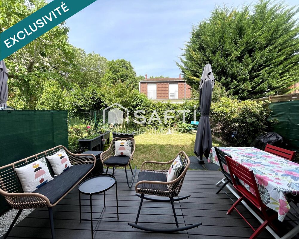Vente Maison 100 m2 , 4 chambres, 2 salle de douches, garage, terrasse, jardin La queue-en-brie