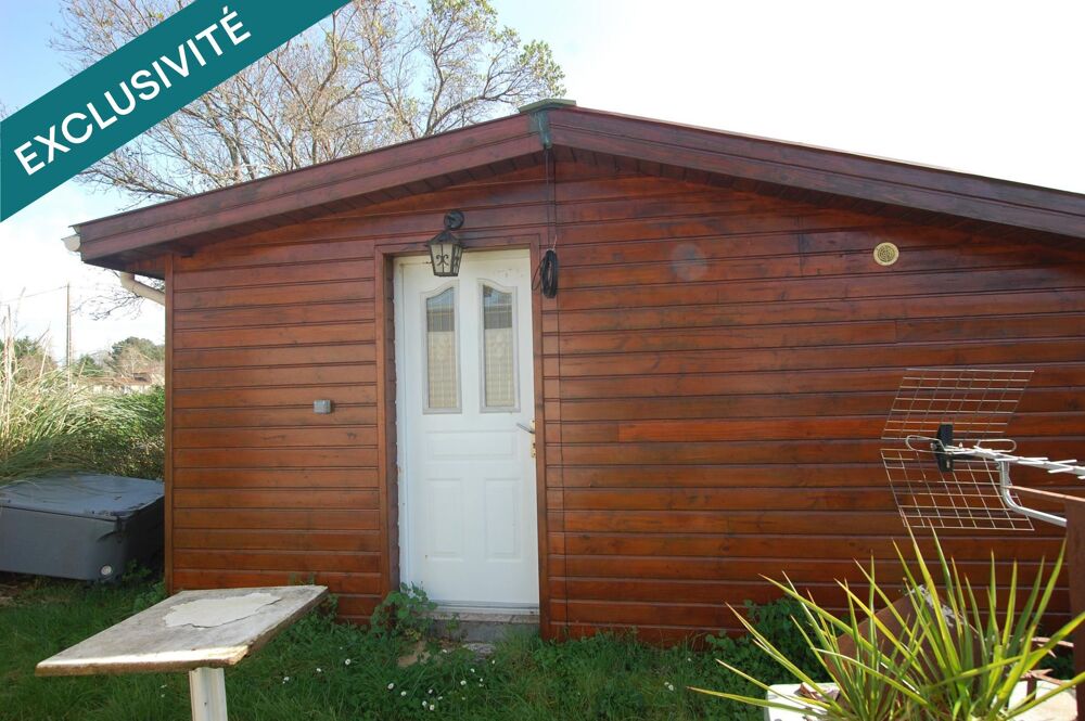 Vente Maison Chalet bois  – Parfait résidence secondaire ou Airbnb Saint-ciers-sur-gironde