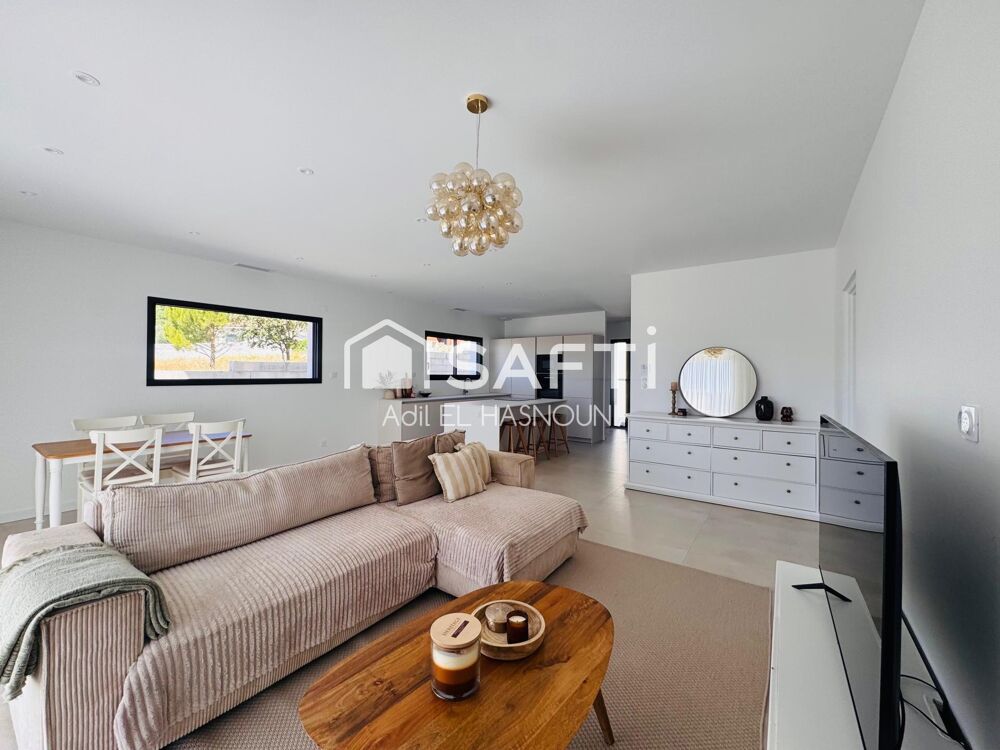 Vente Maison Élégance, modernité et prestations haut de gamme : découvrez cette villa contemporaine de 2025 avec piscine et vue dégagée, dans Vailhauques