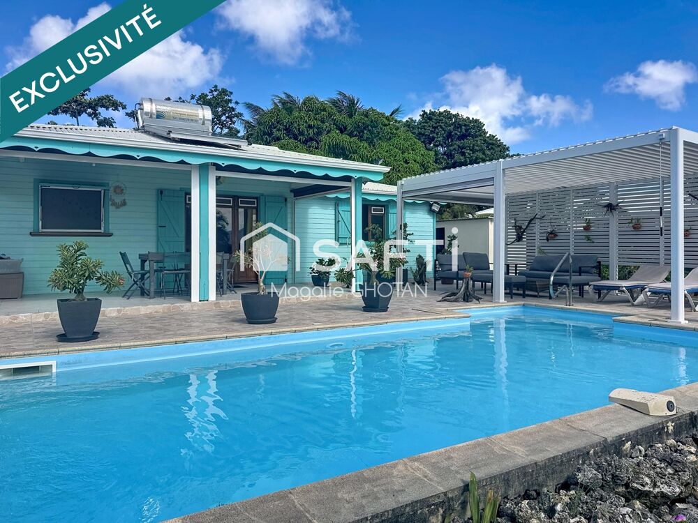Vente Maison Chaleureuse villa et piscine sur un terrain de 890m2 à Anse Bertrand Anse-bertrand