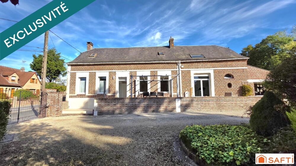 Superbe longère T6 de 163m², habitable de plain pied, sur un parc de 1884m²