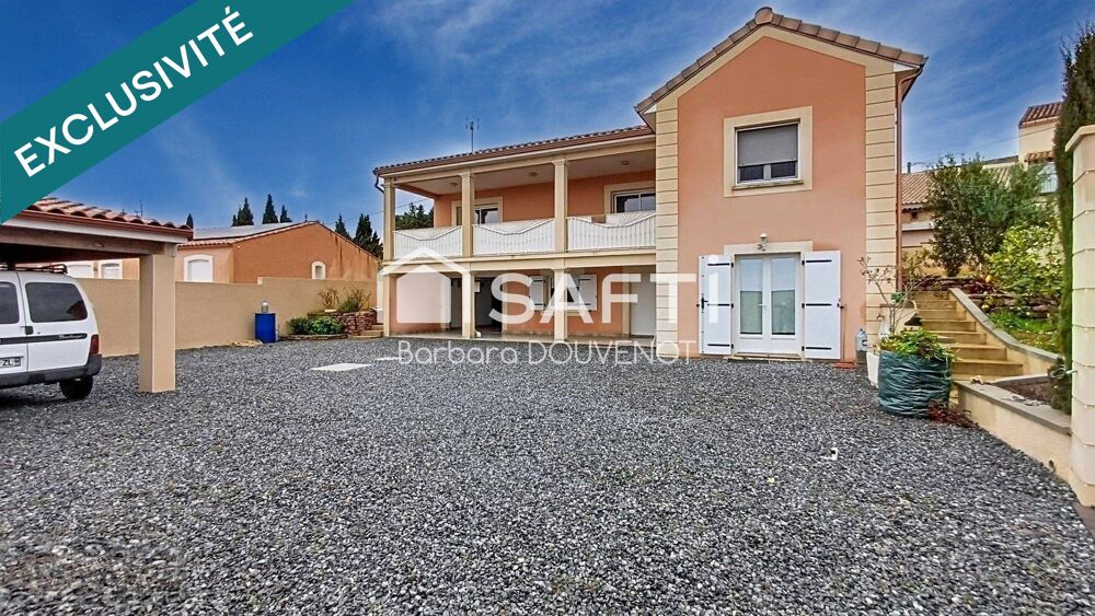 Vente Maison Grande villa 3 chambres + T2 indépendant - Terrasse, grand garage, carport et jardin piscinable. Villespassans