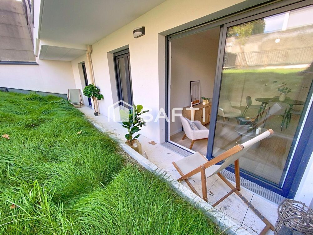 PROCHE METRO LIGNE 14 - LUMINEUX - TERRASSE ET JARDIN de 37 m2