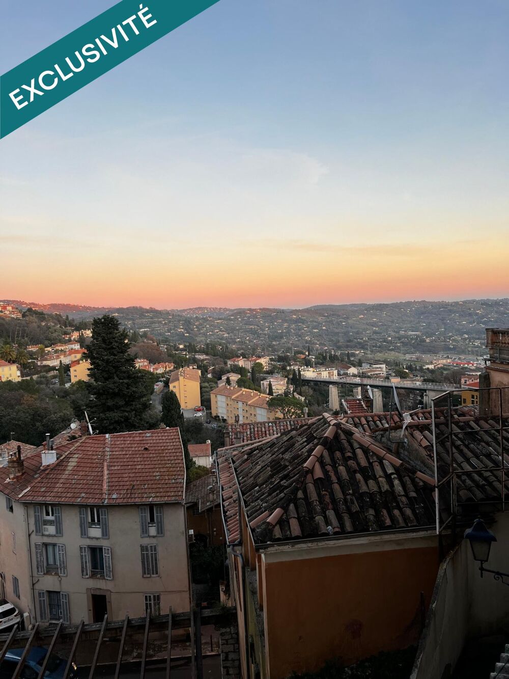 Vente Appartement Grasse coeur de ville : 2 pièces à rénover. Grasse