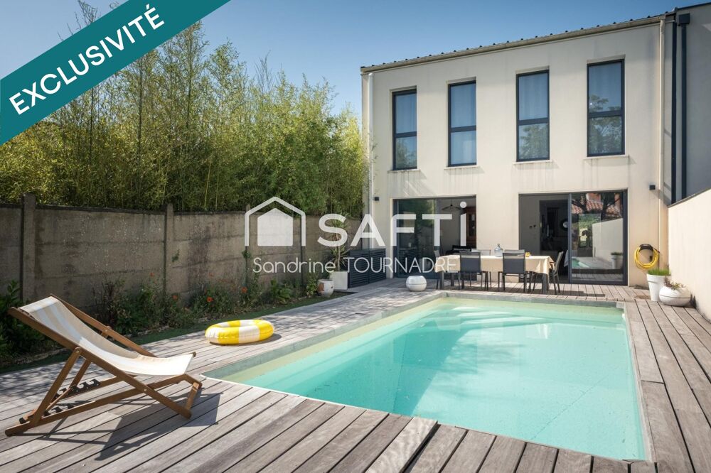 Vente Maison BORDEAUX-CAUDERAN : Maison 4 chs, jardin, piscine, garage Bordeaux