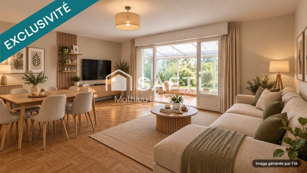 Vente Maison Maison 110 m2 (potentiel130 m2), 5 chambres, jardin, véranda, garage, sous sol Caudan