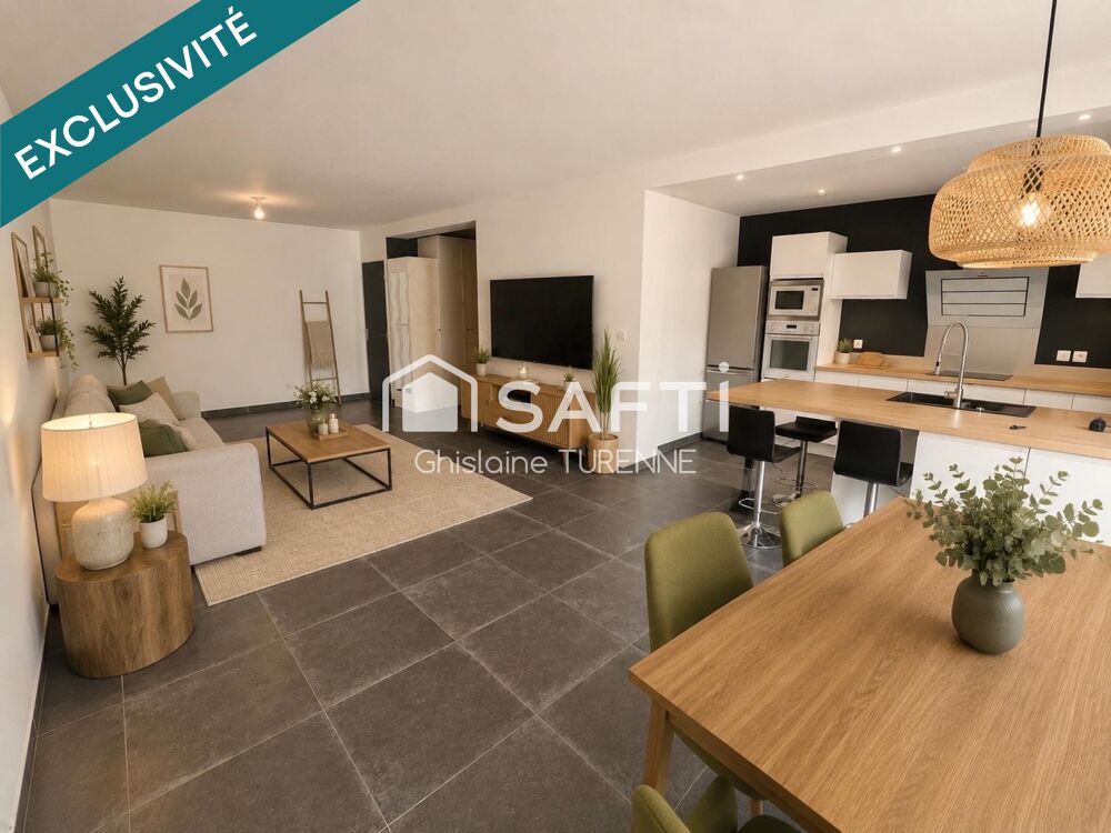 Maison contemporaine de 109m2 avec piscine