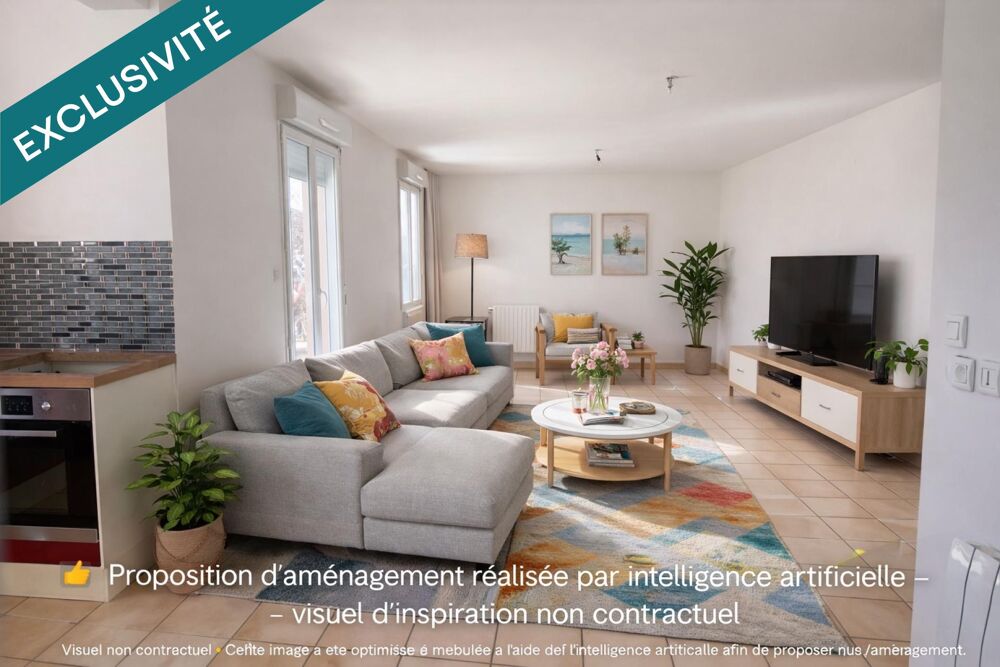 Vente Appartement T4 100 m² + double garage au cœur du village Vaulx-milieu