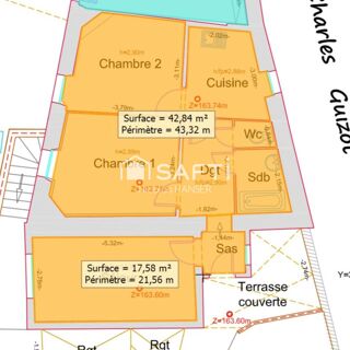  Appartement � vendre 3 pi�ces 60 m�