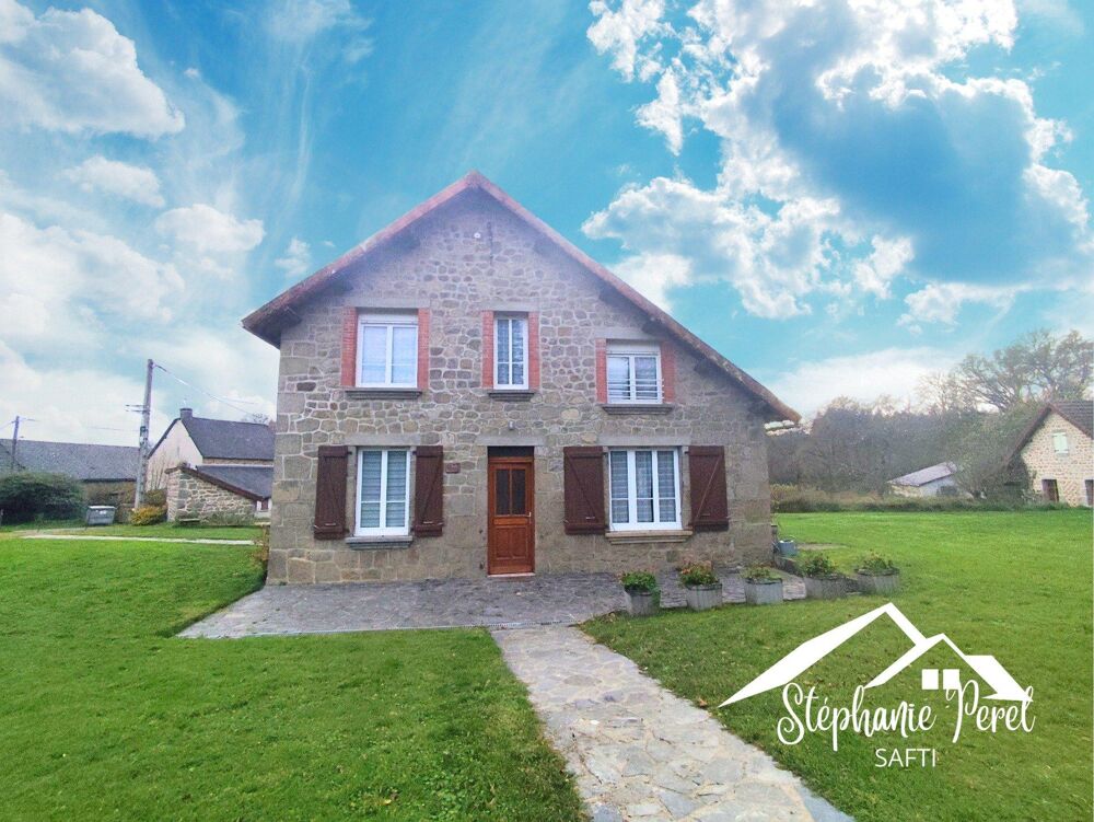 FLAYAT  Ensemble immobilier de 160 m² avec deux maisons  Terrain 1 609 m²