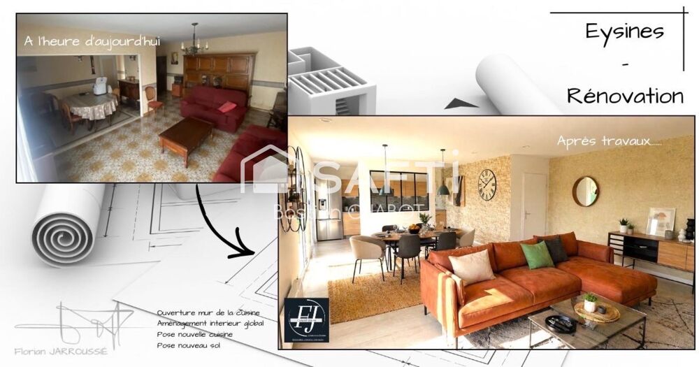 Maison de plain-pied de 118 m² proche du tram