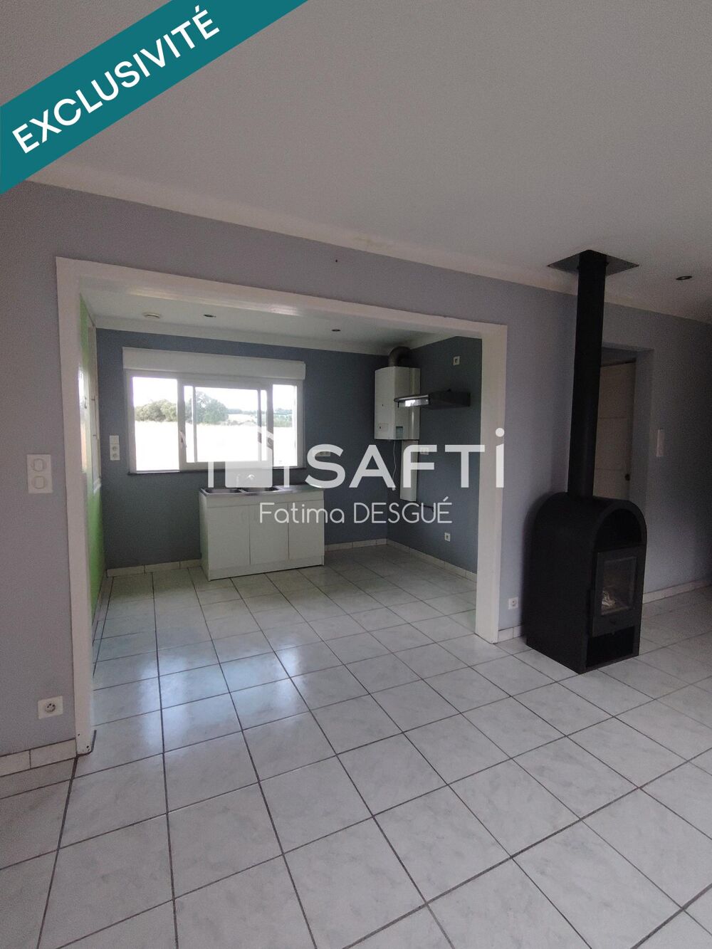 Vente Maison Magnifique maison de72 mètres carrés, sans vis-à-vis, baignée de lumière, elle offre une vue dégagée qui invite au calme et à la Romagny fontenay