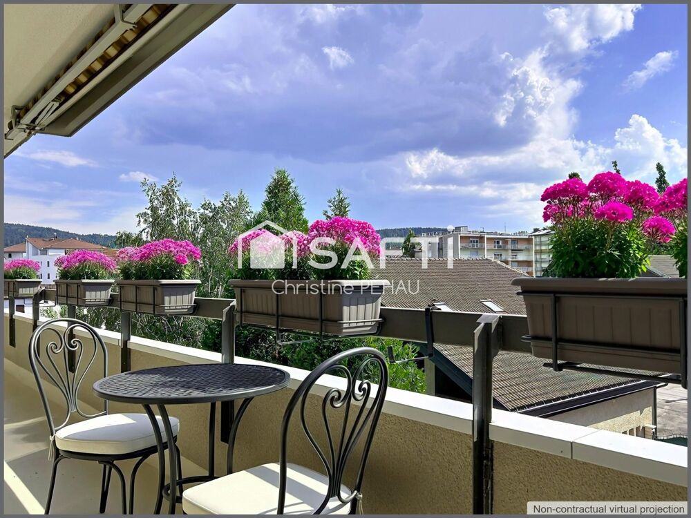 Appartement familial traversant et beau balcon