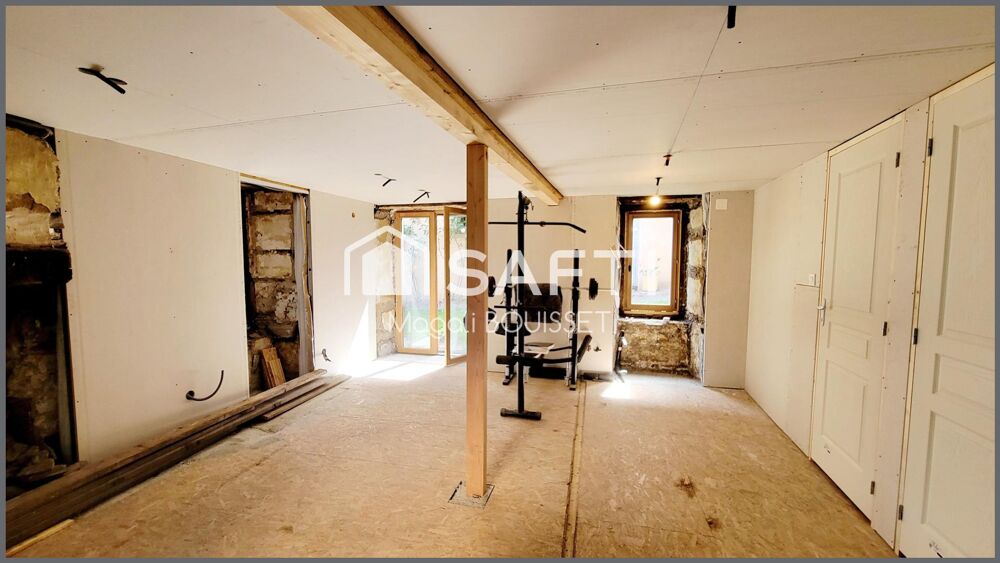 Fort potentiel et caractère Maison T4 de 105m² et son studio attenant de 20m², une terrasse, un jardin 144m², un abri jardin, p