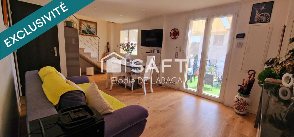 SUPERBE MAISON 80 M2 CLIMATISEE AVEC JARDIN 100 M2