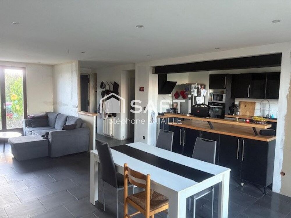 Vente Maison maison sur sous-sol  4 pieces  88m2 Thurageau