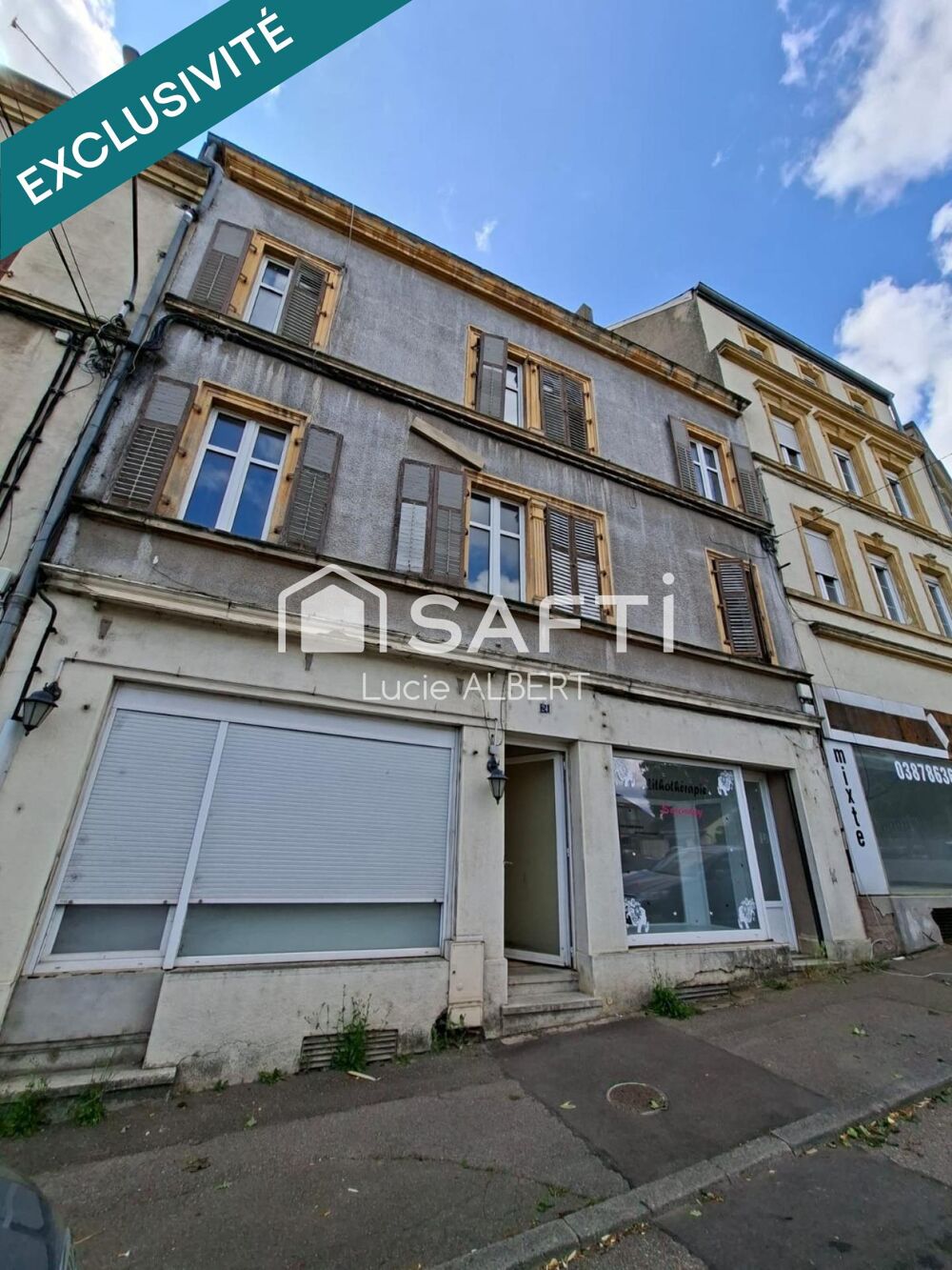 Vente Immeuble Immeuble de rapport – Centre-ville de Morhange – Idéal investisseur Morhange