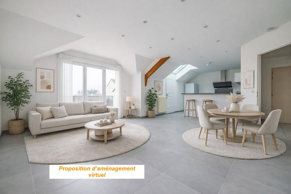 Appartement F3 avec balcon et garage à Maison-Rouge
