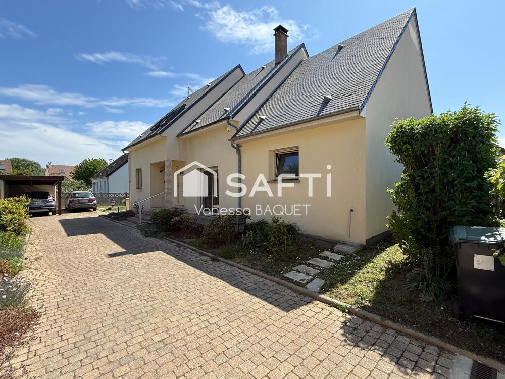 Le Plesss-Bouchard - Maison familiale 156 m², 5 chambres, avec jardin arboré  Lumineuse et idéalement située