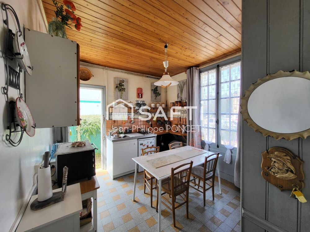 Maison individuelle proche mer avec jardin
