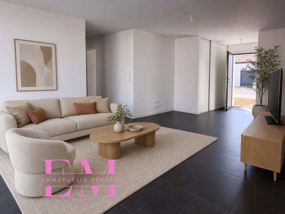 MAISON NEUVE DE PLAIN PIED A 12 KMS DES PLAGES