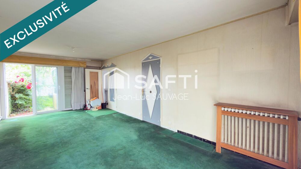 Maison 1950 à rénover avec garage et jardin