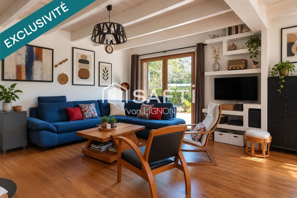 Vente Maison Vie de plain pied + 2 chambres à l'étage - 900m² clos Guerande