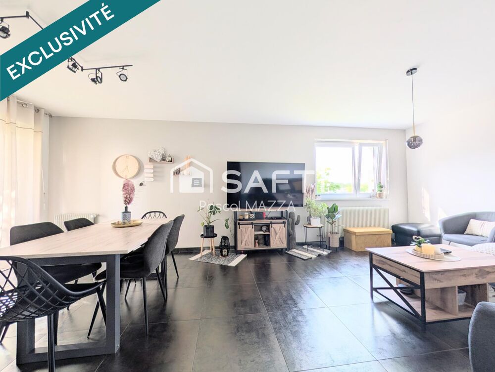 Vente Appartement 3P de 77,20m² avec terrasse, cave et garage Huningue