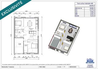  Maison à vendre 3 pièces 66 m²