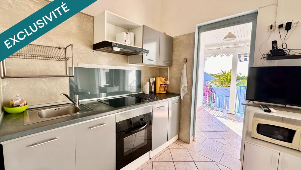 Vente Appartement T2 + Mezzanine plage Pointe-Marin à pied Sainte-anne