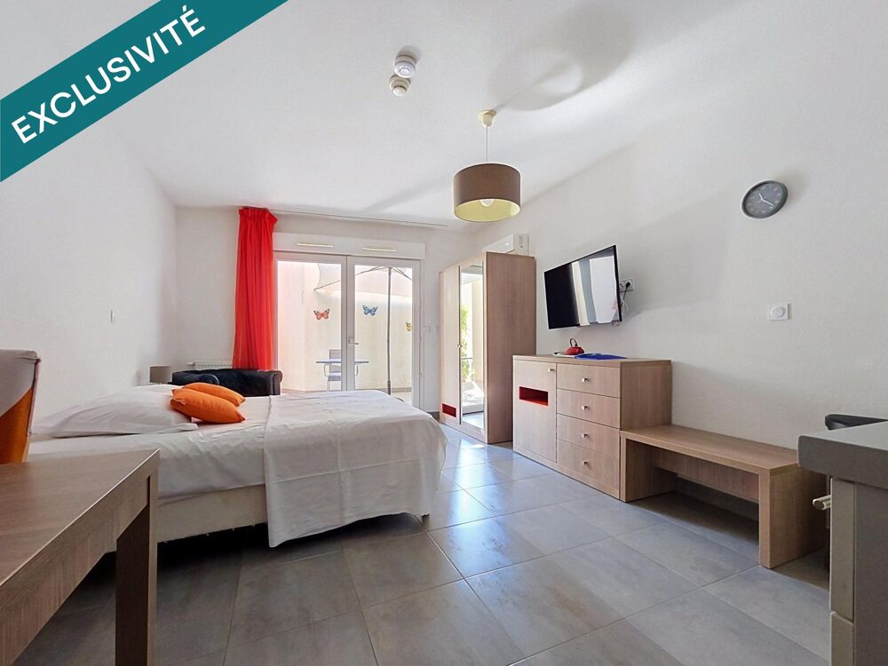 Vente Appartement Accroche : Un studio de standing avec grande terrasse au sein d'une résidence 4 étoiles, à seulement quelques pas des thermes de Lamalou-les-bains