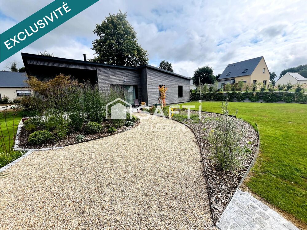 Maison avec une vie de plain -pied au coeur Pédernec (Côtes- d'Armor) entre Lannion et Guingamp