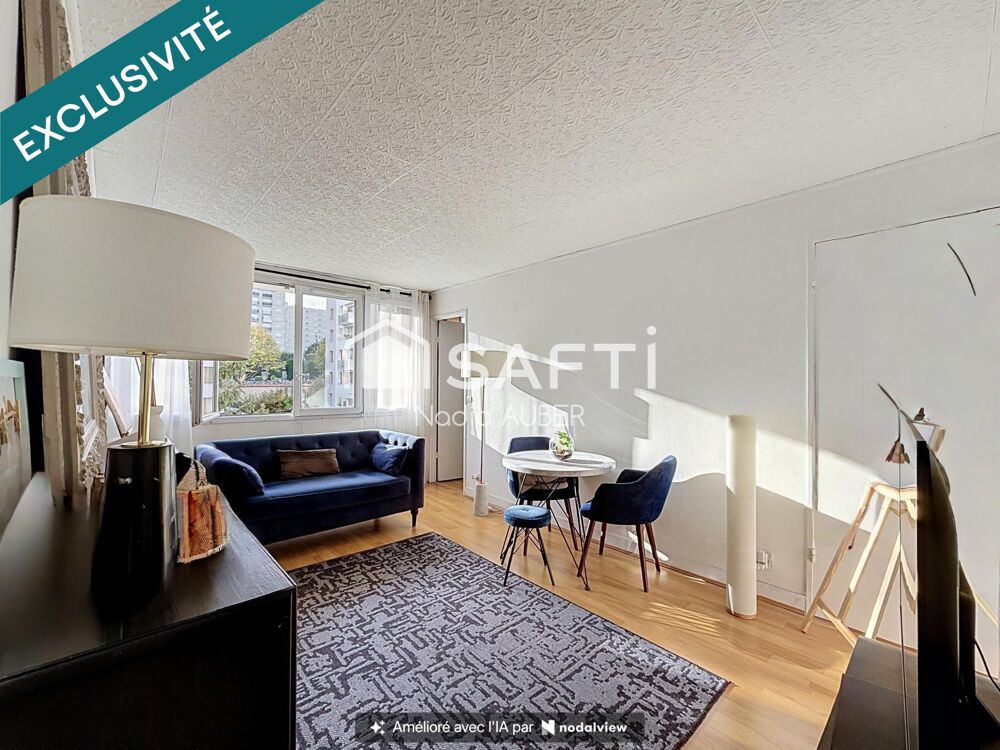 Vente Appartement 2 PIÈCES DE 42 M² RENOVE– RÉSIDENCE SÉCURISÉE – CAVE – PROCHE CENTRE-VILLE Vitry-sur-seine