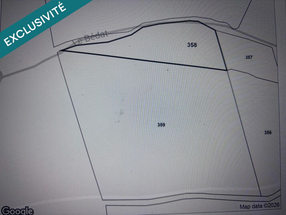 Vente Terrain Terre agricole Saint-castin