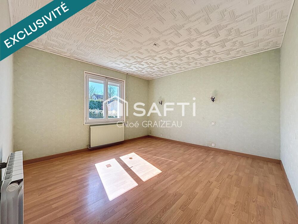 Maison de plain-pied, 3 chambres, garage