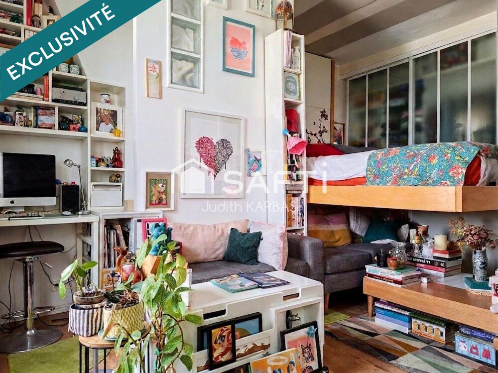 Vente Appartement Grand studio lumineux Paris 19