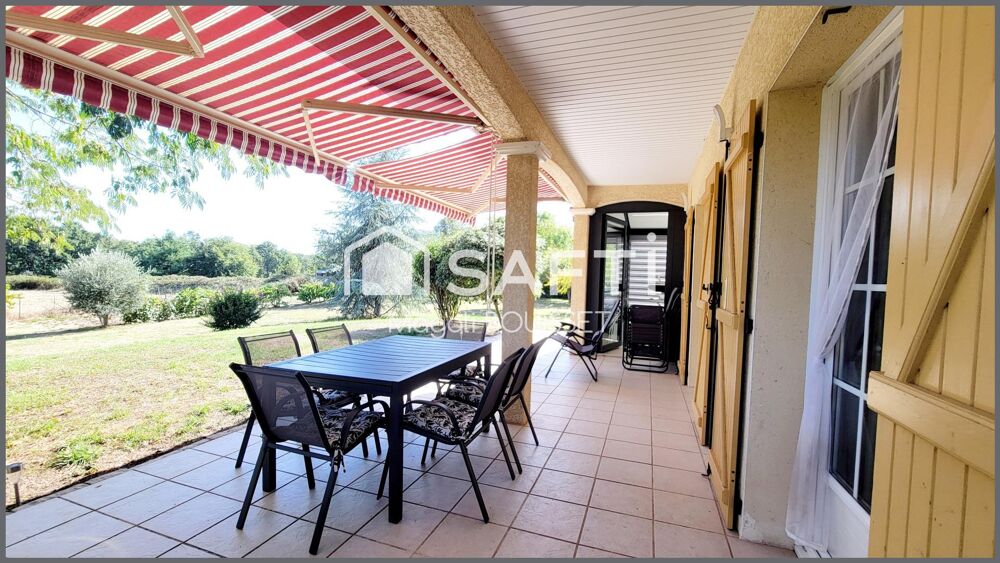 Vente Maison Maison T5 de 110m²,  trois chambres, veranda, terrasses, jardin de 3004m² arboré et clos, deux garages et un abri couvert, terra Cardeilhac