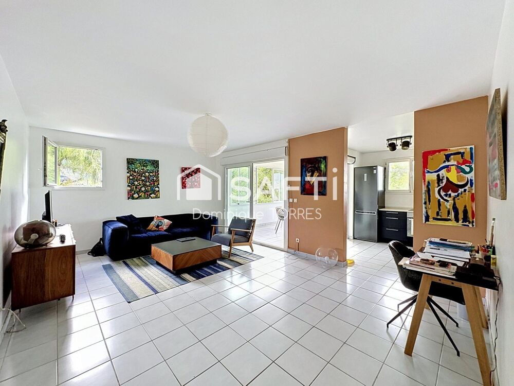 Vente Appartement SCHOELCHER :  Spacieux appartement T4 de 88 m² vue dégagé avec balcon fermé Schoelcher