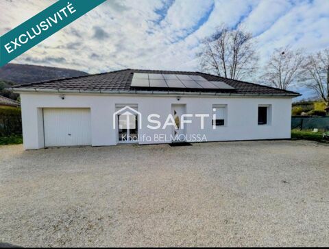   Bienvenue sur la commune de Peyrieu � maison de plain-pied de 97 m2 Maison - 4 pi�ce(s) - 97 m�