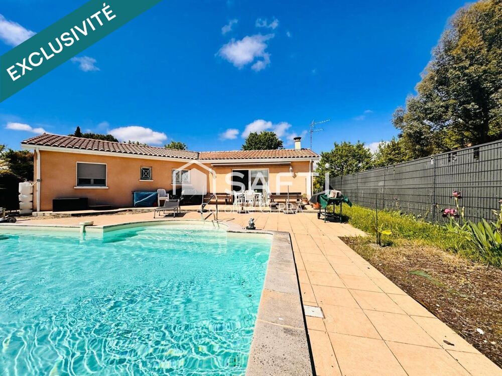 Maison 3 chambres, proche du tram, au calme avec piscine