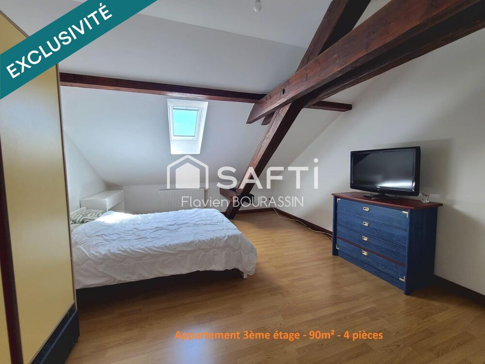Vente Immeuble Sainte-Marie-aux-Mines Immeuble – Investissement – 4 appartements loués – Rentabilité brute environ 7% Sainte-marie-aux-mines