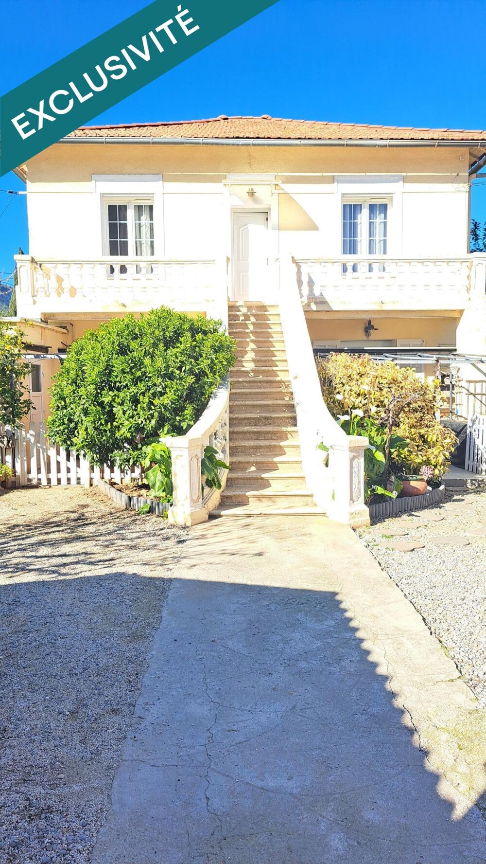 Viager haut de villa + terrain, Dame 76ans.