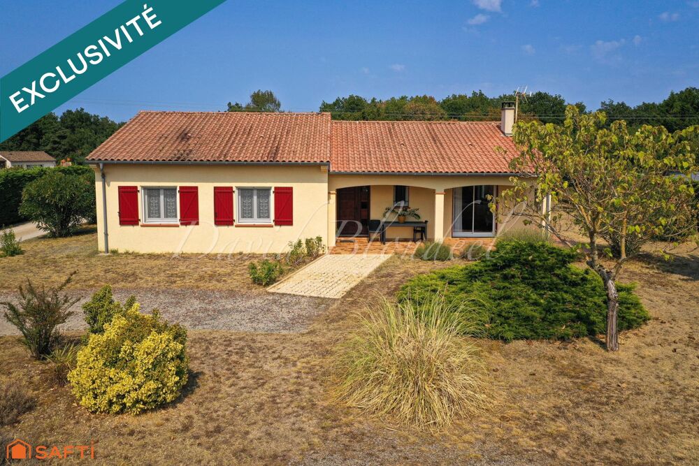 Vente Maison Maison Plain Pied 135m2 - 6000m2 terrain - Bois - 5 minutes A68 Peyrole