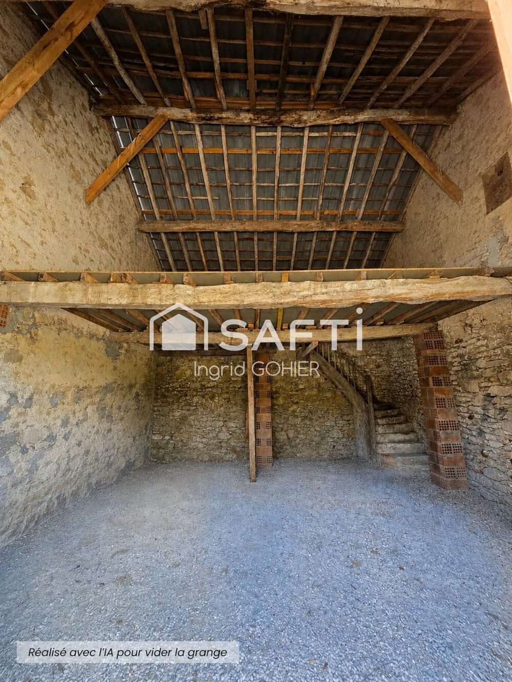 Vente Immeuble À 8 minutes de Mirepoix – Grange de 72 m² avec mezzanine de 40 m², jardin et réseaux déjà en partie raccordés Mirepoix