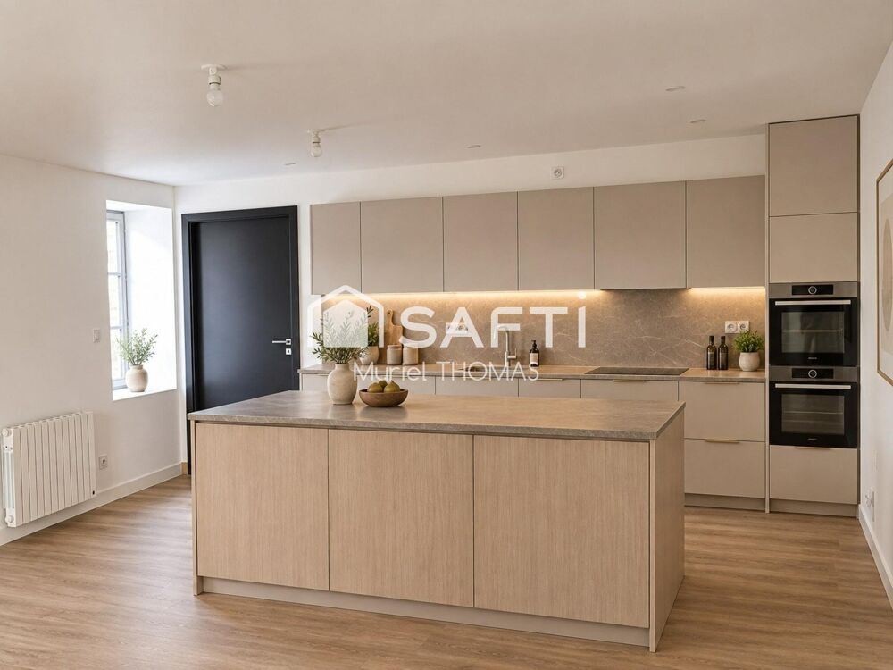 Vente Appartement Saint-Chef, T3 rénové avec 2 chambres, garage et terrasse Saint-chef