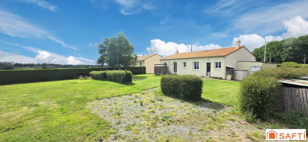 Vente Maison Pavillon plain-pied 3 chambres, 90 m² + 3000 m² de terrain Saint-pierre-du-chemin
