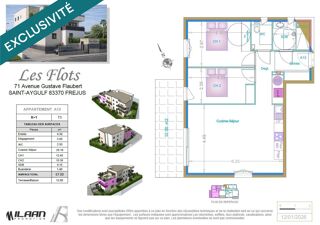  Appartement � vendre 3 pi�ces 67 m�