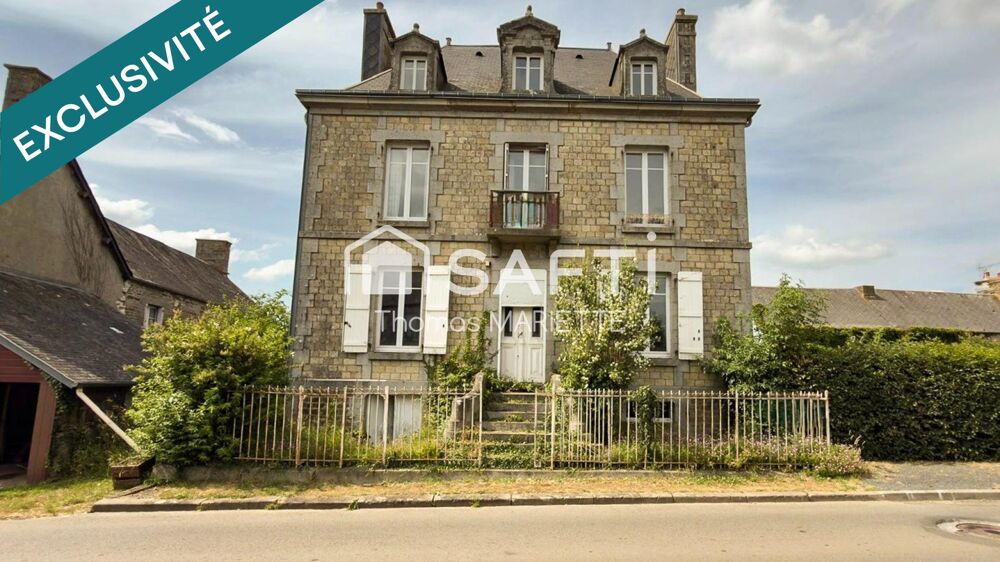 Maison en pierre de caractère à restaurer de 130 m² avec 4 chambres, toiture récente, double vitrage, combles aménageables et ja