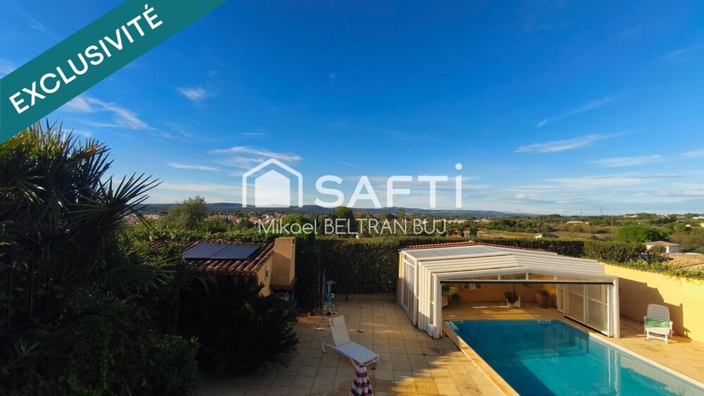 Vente Maison BALARUC-LES-BAINS – Villa de caractère, panorama exceptionnel et intimité absolue au cœur de la Rêche Balaruc-les-bains