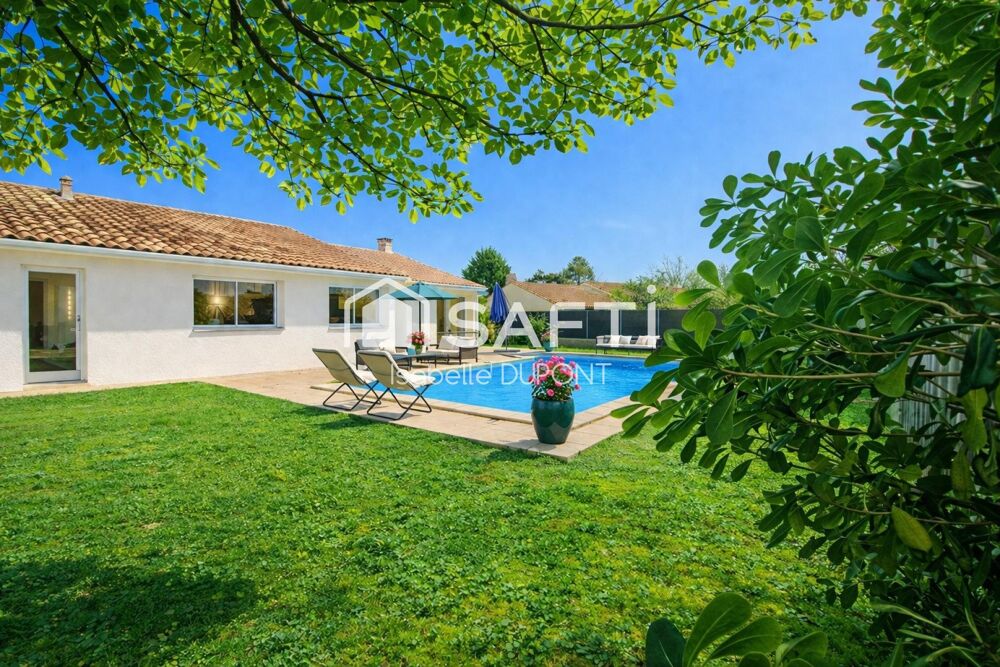 MAISON AU CALME AVEC 4 CHAMBRES ET PISCINE